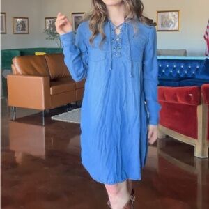 Blue Denim Dress